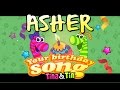 Tina & Tin Happy Birthday ASHER (Personalized Songs For Kids) #PersonalizedSongs