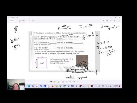 waves and sound 5  - Intensity of sound,  power, decibels