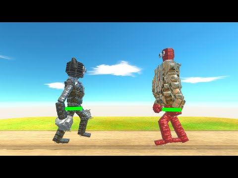 1 vs 1 MECHA UNITS TOURNAMENT with HP Bar | Animal Revolt Battle Simulator