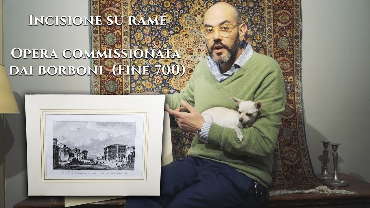 Incisione su rame - Opera commissionata dai borboni (Fine 700)