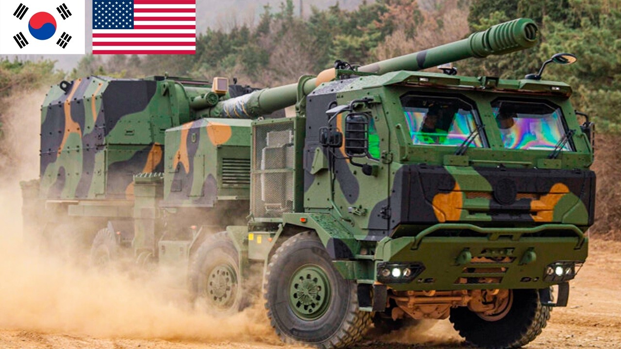🇰🇷💥🇺🇸 K9 MOBILE HOWITZER: ¡LA PODEROSA ARTILLERÍA DE 155 MM SURCOREANA QUE COMPRÓ EE.UU.