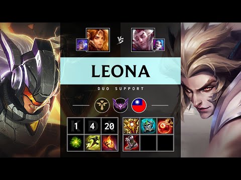 Leona Support vs Rakan - TW Master Patch 25.14