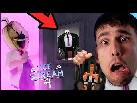 IL GELATAIO HA RAPITO I MIEI AMICI per FARCI DEL GELATO!! | Ice Scream 4