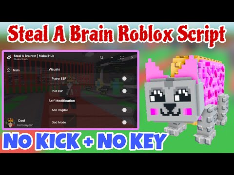 Steal a Brainrot Roblox Script | Instant Steal, Auto Steal, Speed, Anti Kick and More | NO KEY