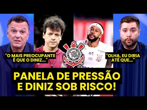 “ISSO É MUITO PREOCUPANTE, gente! O DINIZ SIMPLESMENTE…” OLHA esse DEBATE sobre o CORINTHIANS!