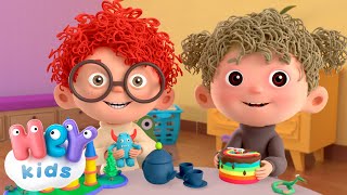 What can I make out of clay? | Fun Song for Kids | HeyKids Nursery Rhymes