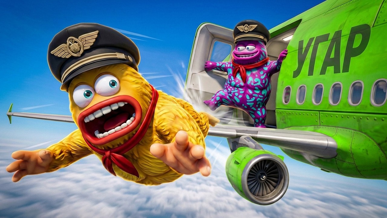 ДОЛЕТЕТЬ ЦЕЛЫМ НЕ ВОЗМОЖНО!!! (BANANA AIRWAYS)