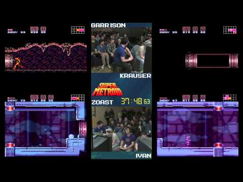 [AGDQ 2014] Super Metroid - 4 way Speedrun Race