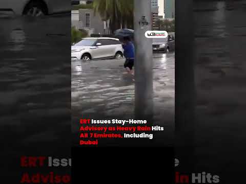 Heavy Rain Hits UAE, Residents Urged to Stay Indoors