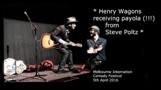 Steve Poltz finds Henry Wagons in his audience at MICF