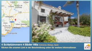 preview picture of video '4 Schlafzimmern 4 Bäder Villa zu verkaufen in Colmenar, Malaga, Spain'