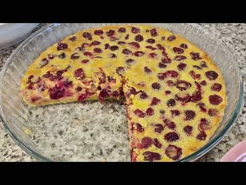 Sugar-Free Sour Cherry Clafoutis Recipe