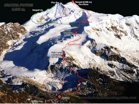 Peruvian expedition - Huayna Potosi (6088 m); 27.10. - 28.10.2014