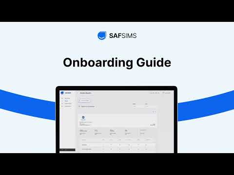 SAFSIMS Onboarding Guide