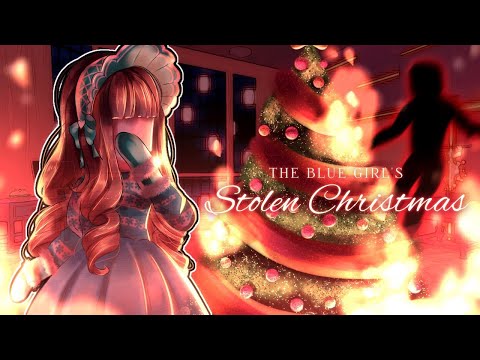 THE BLUE GIRL'S STOLEN CHRISTMAS MOVIE (PART 2) 💙🎄 ROBLOX ROYALE HIGH SHORT VOICED ROLEPLAY HORROR