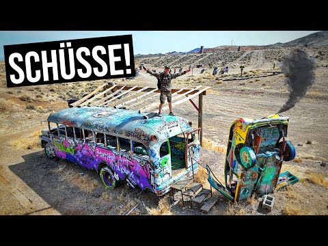 Der gefährlichste Ort Amerikas? Eine Nacht in SLAB CITY! - USA ROADTRIP