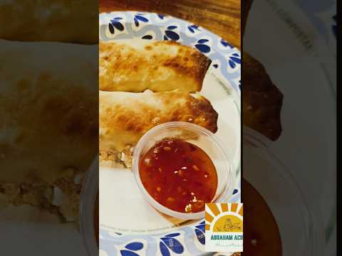 crab rangoon egg rolls #easyrecipe #airfryer #crab #yum