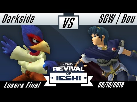 The Revival of Iesh! - Darkside (Falco) Vs. SGW | Bou (Marth) - Losers Final - SSBM