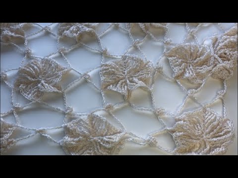 Lilly Pond Shawl - special crochet techniques