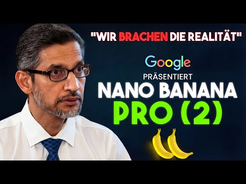 Google hat gerade die Realität geschockt mit dem neuen Nano Banana zwei PRO (A-G-I Level Bilder)