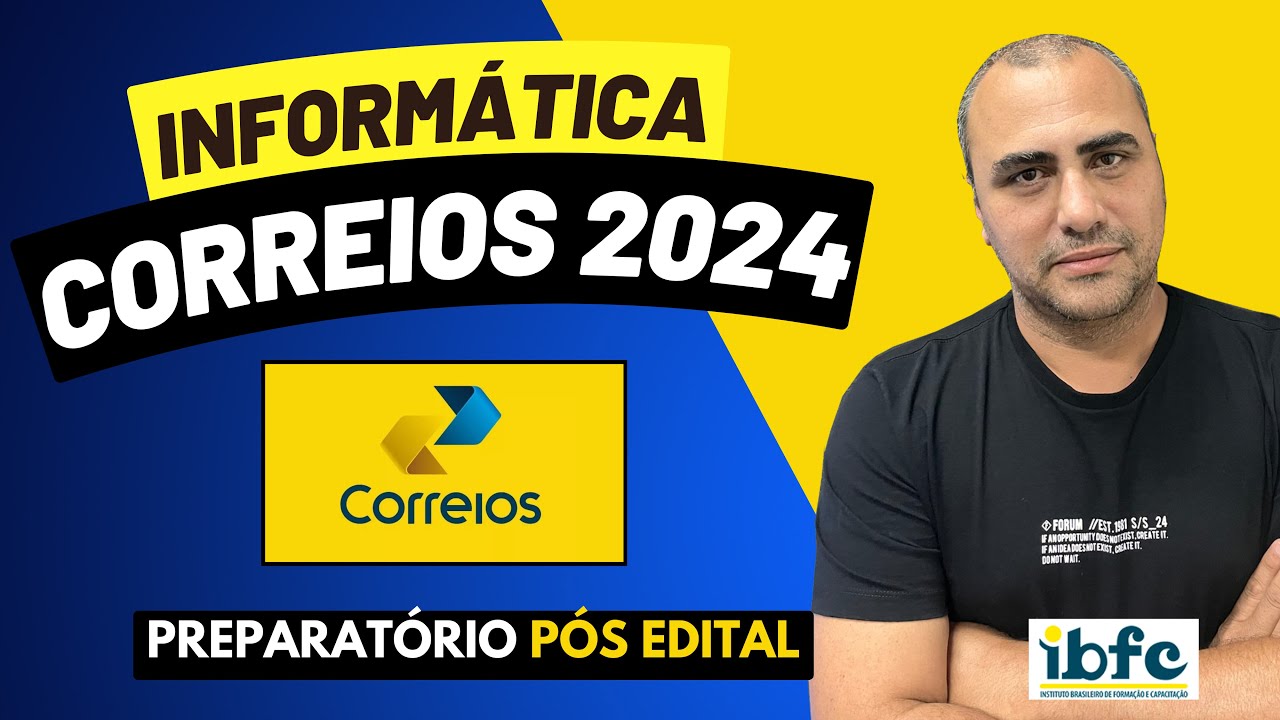 Preparatório em Informática para o concurso dos correios 2024