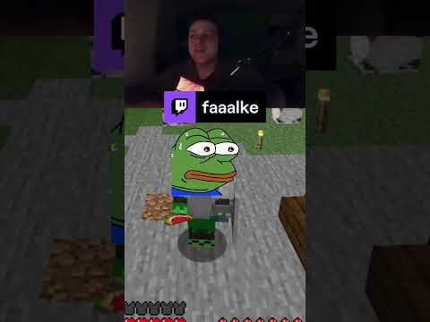 Faaalke's EPIC sing-off on Minecraft #shorts