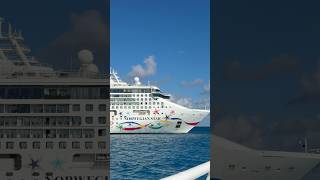 Pulling up to Norwegian Star! #shorts #norwegianstar #atsea #cruiseship