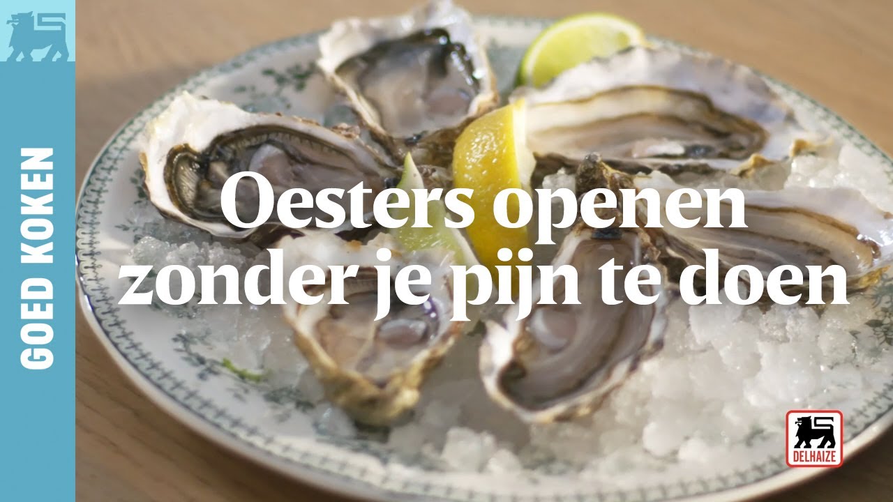 Oesters openen zonder je pijn te doen