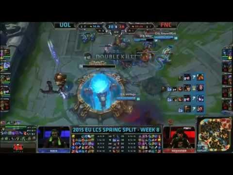 UOL VS Fnatic 2015 EU LCS Spring ''No entiendo este Juego''