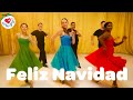 Feliz Navidad Christmas Dance | Easy Christmas Choreography Dance Song 💃🕺