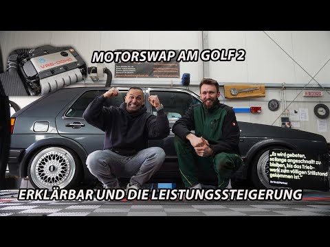 VR6 Motorswap im Golf 2! Erklärbär und die Leistungssteigerung, wie legalisieren?