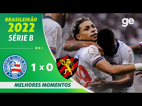 Gols e lances de Bahia x Sport