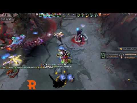 dyrachyo destroys his item after quinn stole his rampage