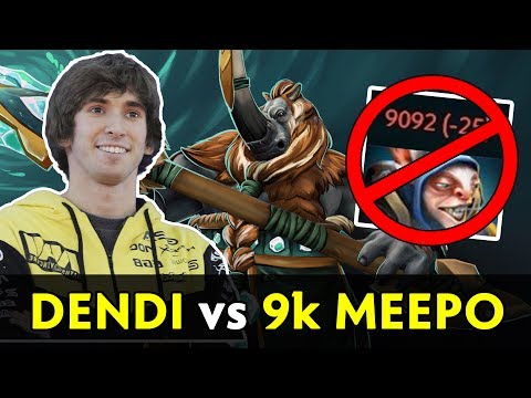 Dendi Magnus vs 9k Meepo — perfect counterpick