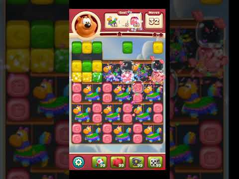 Toon Blast Level 2955 NO BOOSTERS - A S GAMING ✔
