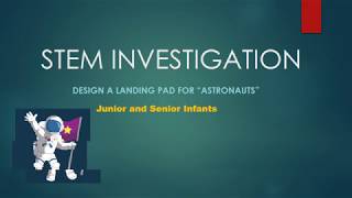 STEM Activity: Designing a Landing Pad