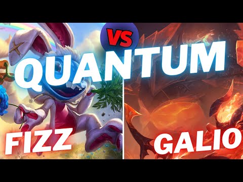 QUANTUM | FIZZ VS GALIO | MID GAMEPLAY | Patch 15.13 / Season 15 | #LeagueofLegends