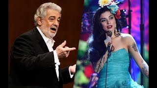 Placido Domingo y Mon Laferte - Santiago Domingo 12-Ene-18 4K