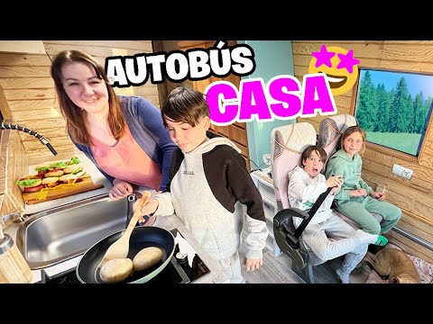 RUTINA de tarde en CASA RODANTE ¡Familia nunerosa hace...