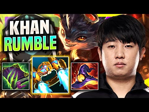 KHAN TRIES NEW RUMBLE CHANGES! *BROKEN*! - DK Khan Plays Rumble Top vs Gwen! | Season 11