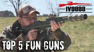 Top 5 Fun Guns Just Because