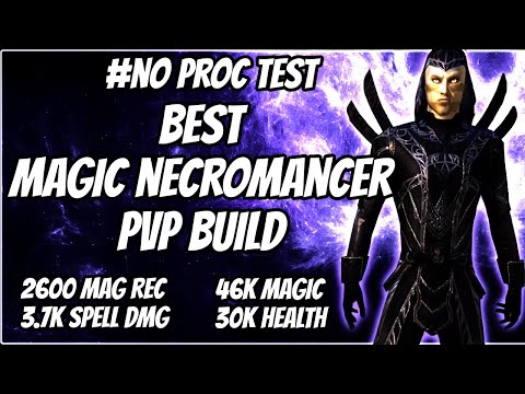 ESO - 🌟MY Best Magic Necromancer PvP Build🌟Flames of Ambition Pre-Patch (#NoProcTest)