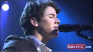 Nick Jonas Tonight Live Acoustic on Radio Disney Total Access.avi