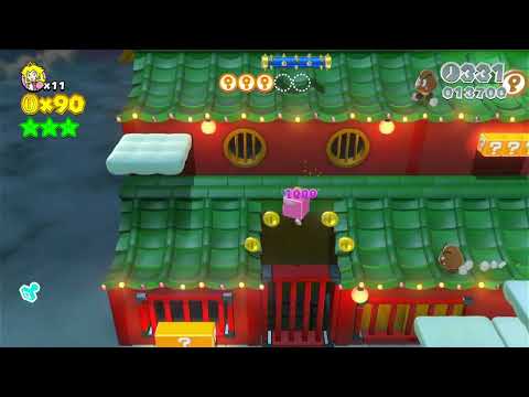 Super Mario 3d World (WiiU) 6-3  Speedrun in 126
