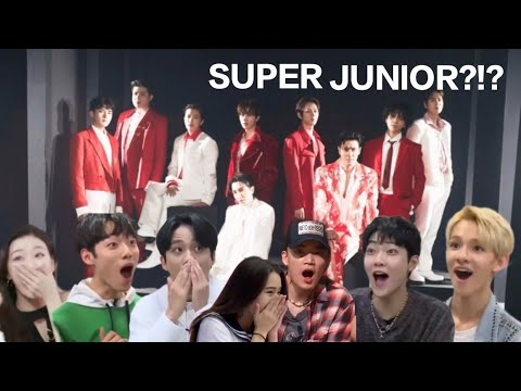 people's reactions to super junior members' appearances on shows
