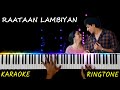 Raataan Lambiyan Piano Cover | Instrumental | Tutorial | Notes | Hindi Song Keyboard