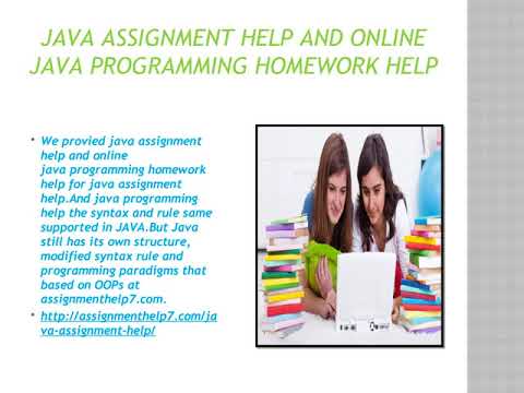 Java Assignment Help And Online Java programming homework Help