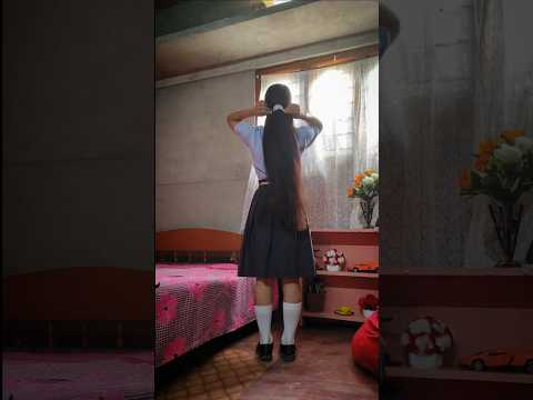 Priya school girl uniform school girl morning routine 🥰 wearing school  girls school shoes & socks