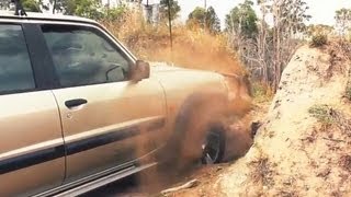 Nissan Patrol GU vs. Jeep Wrangler JK Offroading 4x4 4wd