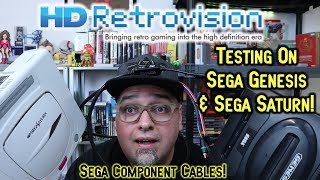 HD Retrovision Component Cable - Testing On Sega Saturn & Genesis